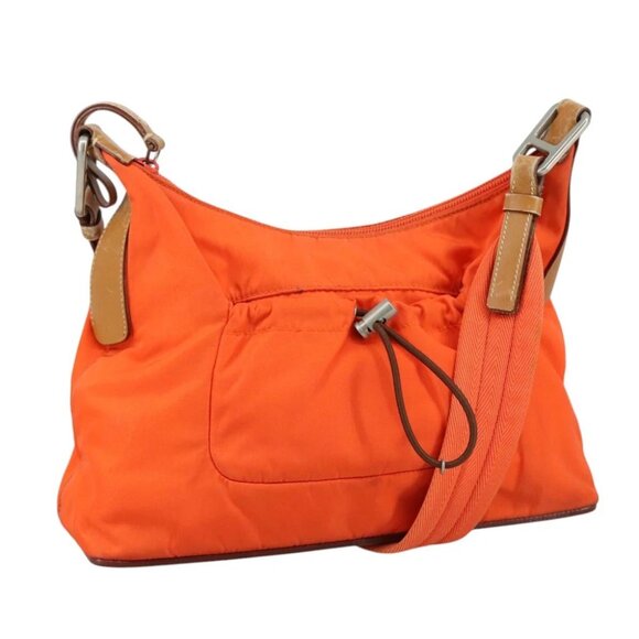 PRADA Shoulder Bag Nylon Orange - Picture 1 of 15